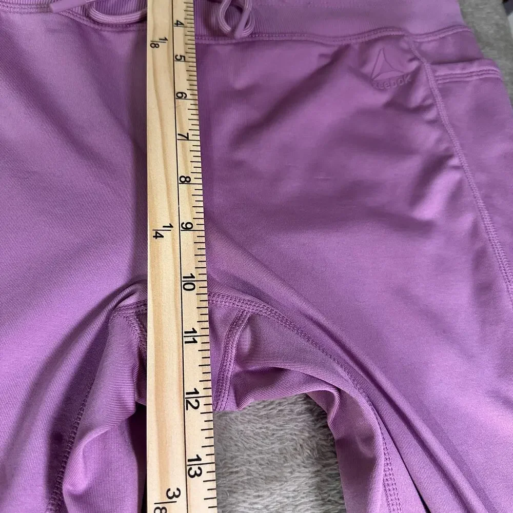 Reebok Lavender Joggers Women’s Medium Athletic Pants Drawstring - Picture 7 of 8